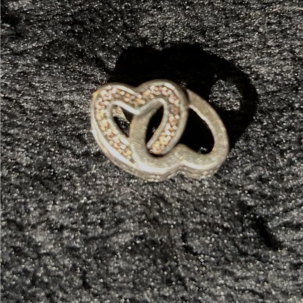 Pandora double heart charm